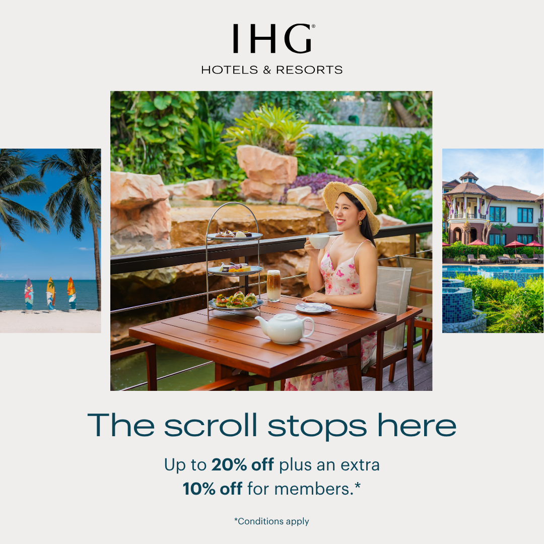 Promotional banner for InterContinental Pattaya Resort The Scroll Stops Here Campaign